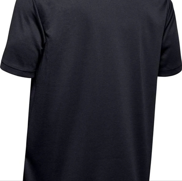 Under Armour Men's Tech Golf Polo Shirt Men Large Black New - Picture 2 of 4
